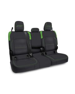 Rear Bench Cover for Jeep Gladiator JT, with Armrest - Black and Green
