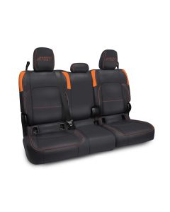 Rear Bench Cover for Jeep Gladiator JT, with no Armrest - Black and Orange