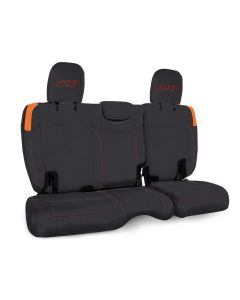 Rear Bench Cover for Jeep Wrangler JL, 2 door - Black and Orange