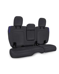 Rear Bench Cover for Jeep Wrangler JLU, 4 door with Armrest - Black and Purple