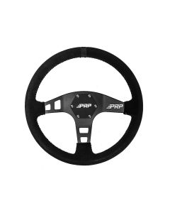Flat Suede Steering Wheel, Black