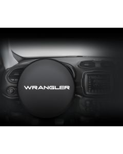 Plasticolor 008408R01 Wrangler Logo Steering Wheel Sunshade 