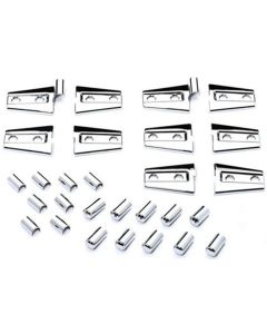 Putco 401271 Chrome Trim Hinges Covers-Door & Hood for 07-18 Jeep Wrangler JK Unlimited