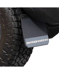 Putco  Mud Skins with Bronco Logo Mud Flaps  for 21-27 Ford Bronco