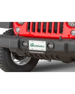 Putco 2281L Luminix License Plate Light Bar Mounting Bracket with LED Light Bar for 07-19 Jeep Wrangler JK & JL