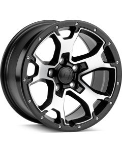Quadratec  Morphic II Wheel 17x8.5 with 5.2in Backspace  for 07-26 Jeep Wrangler JL, JK & Gladiator JT