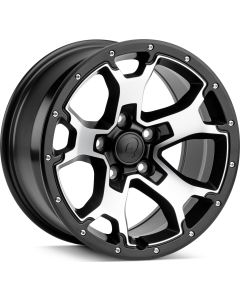 Quadratec  Morphic II Wheel 17x8.5 with 5.2in Backspace  for 07-26 Jeep Wrangler JL, JK & Gladiator JT