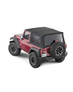 QuadraTop  Premium Twill Replacement Top with Tinted Windows for 07-18 Jeep Wrangler JK 2-Door
