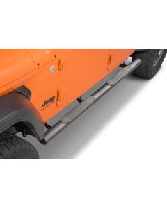 Quadratec  QR4 Heavy Duty Oval Side Steps for 20-22 Jeep Gladiator JT