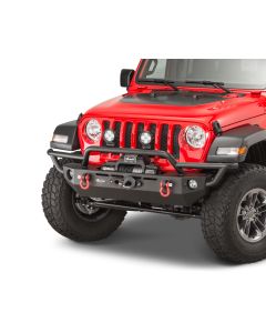 Quadratec  QRC Stubby Front Winch Ready Bumper for 18-19 Jeep Wrangler JL