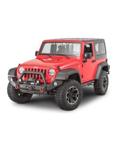Quadratec  Modular Winch Ready Front Bumper for 07-18 Jeep Wrangler JK