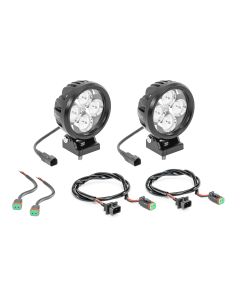 QUAD 4IN RND LED FLOOD W/ HARN 10-18 JK 97109 1049
