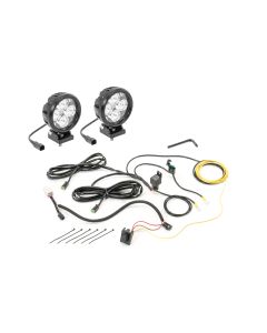 QUAD 4IN RND 4 LED FLOOD PAIR W/WIRING  KIT