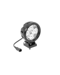QUADRATEC 4IN 30DEG SLIM FLOOD ROUND LED