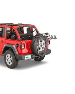 Quadratec  Spare Tire Mount 2 Bike Rack for 87-18 Jeep Wrangler YJ, TJ, & JK