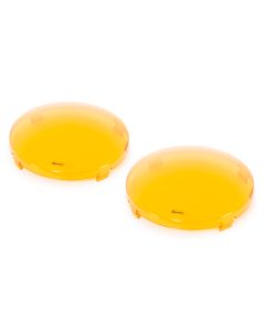 QUAD 6IN RND LED LIGHT COVER PAIR AMBER 97109 1311
