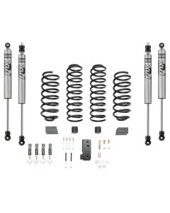 Quadratec  2.5” Coil Spring Suspension Kit with FOX IFP Mono-Tube Shocks for 07-18 Jeep Wrangler JK