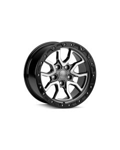 Ascend Wheel Gloss Gun Metal with Gloss Black Bead Ring