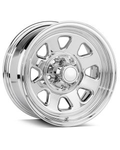 CJ RETRO ALLOY 17X8.5 5X5 5.2BS CHROME SET OF 5