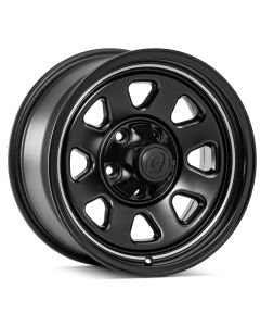 CJ RETRO ALLOY 17X8.5 5X5 5.2BS BLACK  SET OF 5