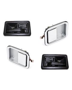 COMPLETE DOOR HANDLE KIT 82-06 CHROME