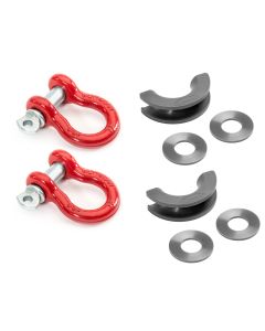 QUADRATEC 3/4IN D-RINGS RED W/BLK ISO   92144 7022