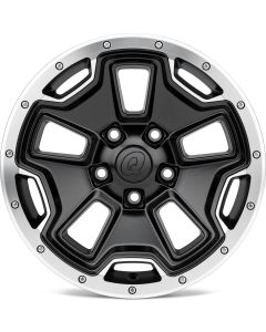 Quadratec  Hardrock II Wheel 17x8.5 with 5.2in Backspace for 07-26 Jeep Wrangler JL, JK & Gladiator JT