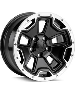 Quadratec  Hardrock II Wheel 17x8.5 with 5.2in Backspace for 07-26 Jeep Wrangler JL, JK & Gladiator JT