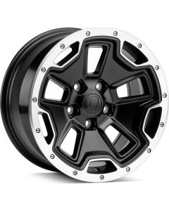 Quadratec  Hardrock II Wheel 17x8.5 with 5.2in Backspace for 07-26 Jeep Wrangler JL, JK & Gladiator JT
