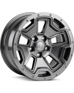HARDROCK II GUNMETAL 17x8.5, 5x5, 5.2 BS