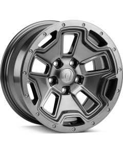 HARDROCK II GUNMETAL 17x8.5, 5x5, 5.2 BS