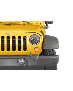 Quadratec  Premium Heated LED Projector Beam Headlights for 07-18 Jeep Wrangler JK