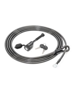 Quadratec  Locking Bicycle Cable with Hitch Pin for Quadratec Bike Racks
