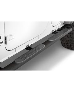 Quadratec  QR4 Heavy Duty Oval Side Steps for 07-18 Jeep Wrangler Unlimited JK 4 Door