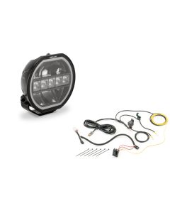 STEALTH 7" Round Auxillary Light W/Amber/White DRL with Wiring Harness