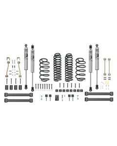 Quadratec  3.5" Coil Spring Suspension Lift Kit with FOX IFP Mono-Tube Shocks for 97-06 Jeep Wrangler TJ  & Unlimited