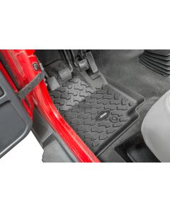 Quadratec  Ultimate Jeep Licensed Floor Liners  for 76-95 Jeep CJ-7 & Wrangler YJ