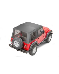 QuadraTop Gen II Complete Soft Top with Upper Doors for 97-06 Jeep Wrangler TJ