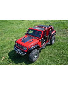 QuadraTop  Jeep Licensed Freedom Mesh Bimini Top for 07-18 Jeep Wrangler JK 