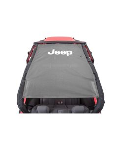 QuadraTop Jeep Licensed Freedom Mesh Bimini Top for 07-18 Jeep Wrangler JK