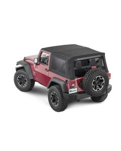 QuadraTop  Premium Twill Replacement Top with Tinted Windows for 07-18 Jeep Wrangler JK 2-Door