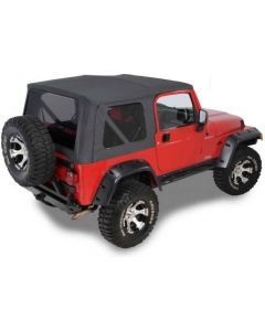 QuadraTop  Replacement Soft Top with Tinted Windows  for 97-06 Jeep Wrangler TJ
