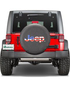 Quadratec "Jeep Flag" Tire Cover 32"-33"