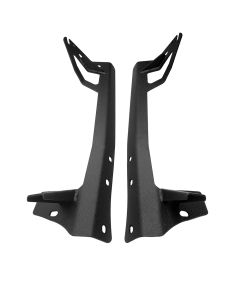 Quake LED  Upper Windshield Light Bar Brackets for 07-18 Jeep Wrangler JK