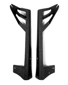 Quake LED  Upper Windshield Light Bar Brackets for 07-18 Jeep Wrangler JK