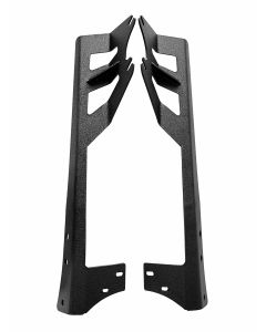 Quake LED QBJ405 Dual Upper Windshield Light Bar Brackets for 07-18 Jeep Wrangler JK