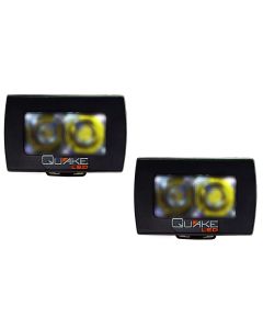 Quake LED QQU782 Seismic RGB 3" LED Flood Light Pair 