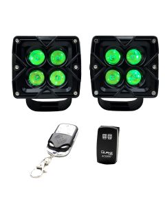 Quake LED  Seismic RGB 3" Cube Light Pair with Quad-Lock/Interlock Compatibility 