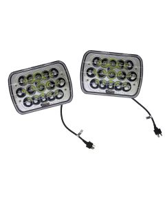 Quake LED QTE459 Tempest Series 45W 5x7" LED Headlight Kit for 84-01 Jeep Wrangler YJ, Cherokee XJ & Comanche MJ