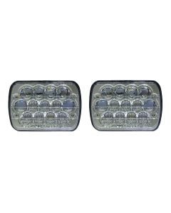 Quake LED QTE463 Tempest Series 39W 5x7" LED Headlight Kit for 84-01 Jeep Wrangler YJ, Cherokee XJ & Comanche MJ